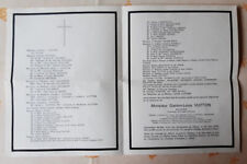 Faire part de décès de Gaston-Louis Vuitton, malletier