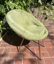 Fauteuil Moumoute Vert Pale