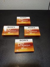 4 Sony Premium 60min Mini DV