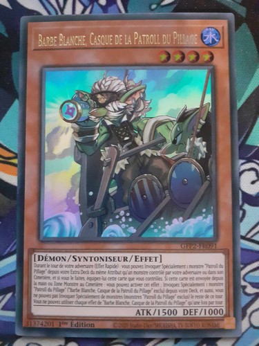 Carte barbe blanche - yu-gi-oh,