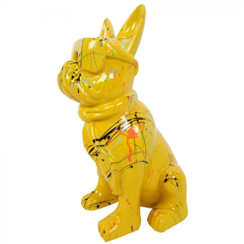 Statue chien bouledogue