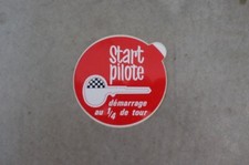 Sticker autocollant Start