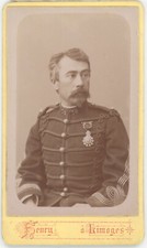 CDV circa 1885. Militaire