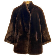 Manteau Chic Soirée Fourrure Marron Vintage 70/80’s