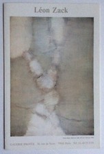 LEON ZACK   - Carte 1987