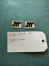 2 Plaques étiquettes logos pour enceinte JMR Jean Marie Reynaud. 18 x 25mm