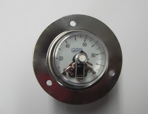Manomètre inox contact