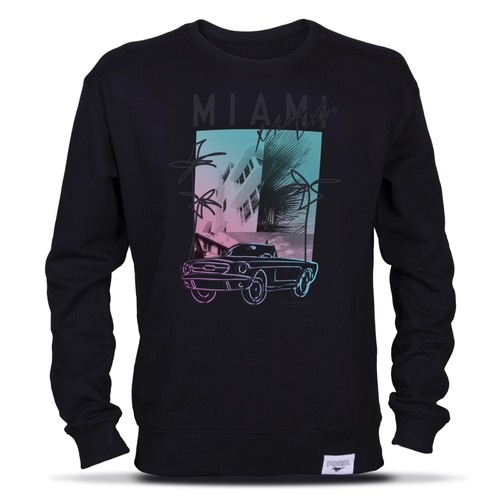 Ford mustang miami vibes sweat - mustang,
