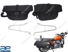 Souple Sacoche Sacs Avec Support Rail Pour royal enfield Gt & Interceptor 650