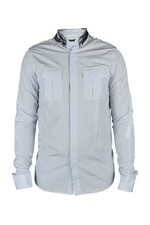 Chemise avec col en jean