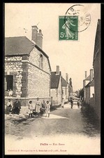 CPA Palis, Rue Basse 1908 