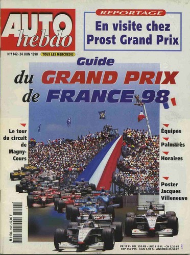 Auto hebdo 1142 - n°1142, 24/06/1998
