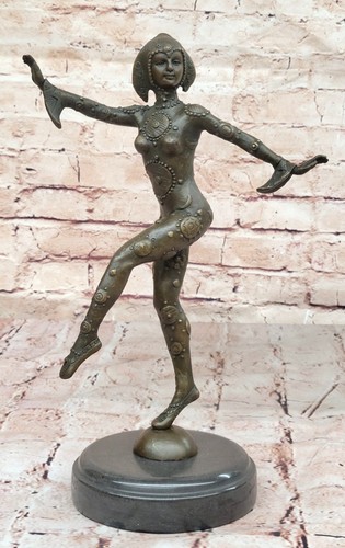 Vintage art deco bronze - art,