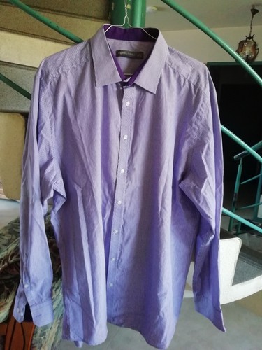Chemise violet rayures - à,