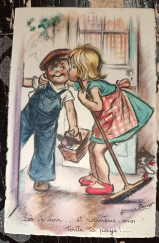 Carte illustrateur soir - ce,