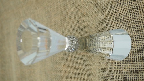 Candle holder stand - candle, crystal
