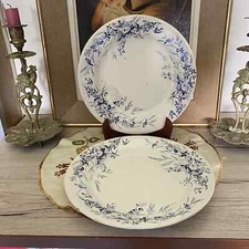 Assiettes plates Creil Montereau Décor Nid D’oiseaux Modèle LINOTTE