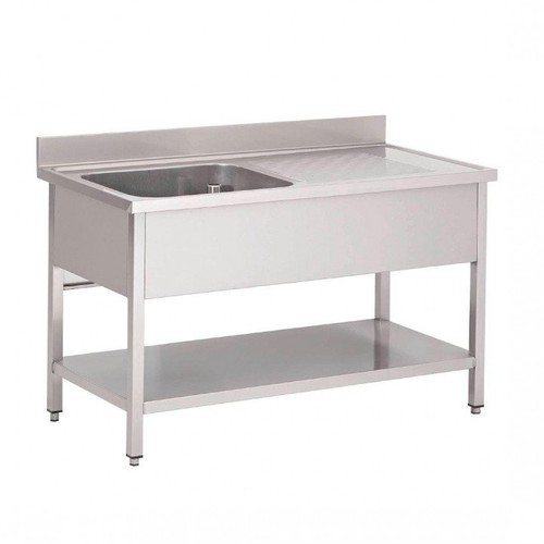 Plonge inox évier gauche - inox,