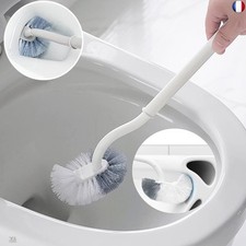 SUIXI Brosse Toilettes Professionnelle WC (Lot de 2) ? Tête Semi-Circulaire et 
