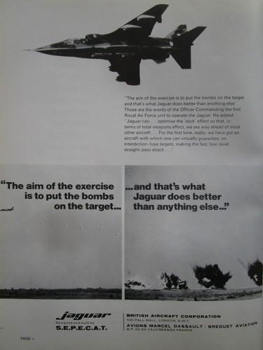 1975 pub sepecat - 1975, dassault