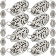  50 Pcs Pendentifs Rugby