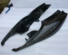 FLANCS DE COQUE ARRIERE SUZUKI GSXR 600 750 2006 2007 100% CARBONE BRILLANT