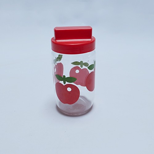Pot henkel pomme rouge vintage - pot,