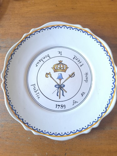 Assiette émile tessier - assiette,