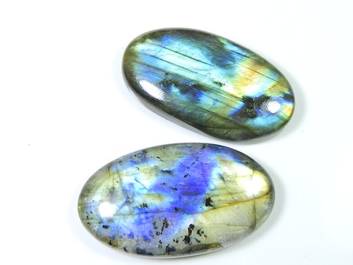 Labradorite bleue forme - , ovale