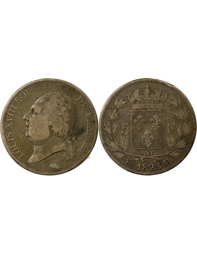 France louis xviii 5 francs - louis,
