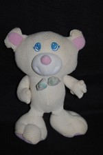 ?Doudou Ours FISHER PRICE 1994 Beige Rose Peluche 25 Cm Ancien Vintage