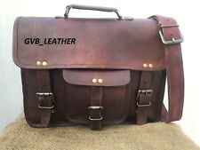 Homme Cuir Vintage Ordinateur