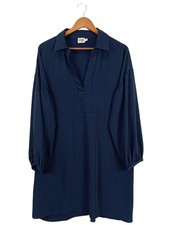 TWIST & TANGO Robe à manches longues Dames Robe T EU 38 bleu style décontracté