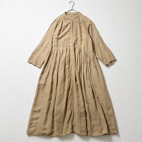 Robe nid chemise lin - en,