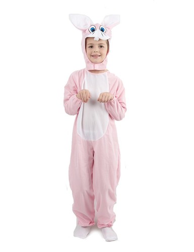 Déguisement lapin rose enfant - rose,
