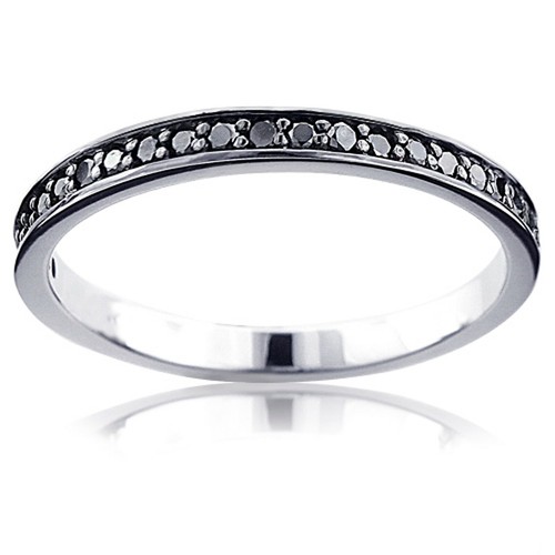 21ct simulé noir - noir, diamant