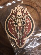 Sailor Jerry Spiced Rum Skull Flaming Motorcycle, Air Freshner, Bay Rum Scent