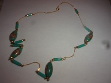 collier perles cloisonnées