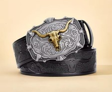 Ceinture Avec Crâne Taureau