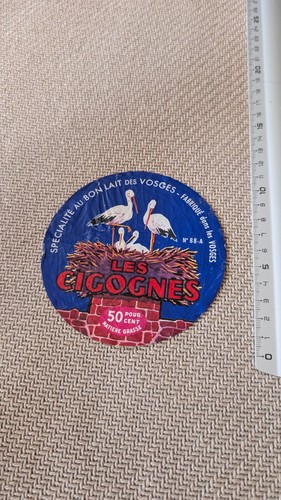étiquette ancienne fromage - Étiquette,