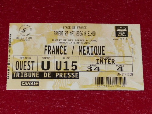 Collec sport foot ticket - [collec,