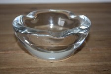 Cendrier cristal signé - en,