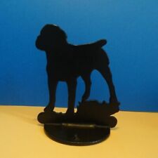 Statuette en fer représentant un Cane Corso