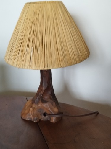 Lampe sculpture vintage - lampe,