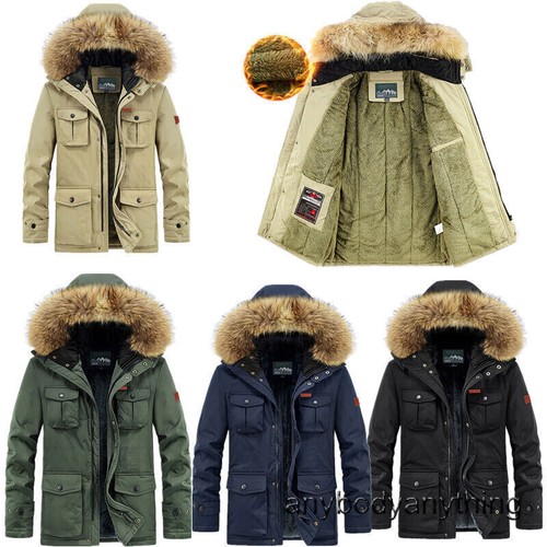 Men winter jacket long warm - winter,