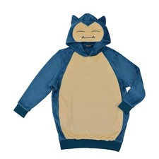 Robe à capuche Pokemon Snorlax Kawaii Lounge vêtements de nuit taille libre