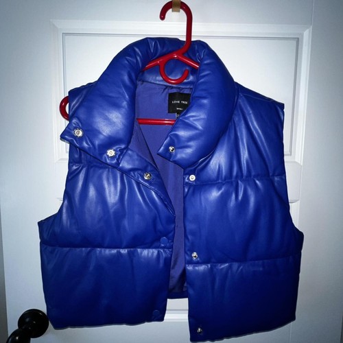 Women blue gilet - women's,