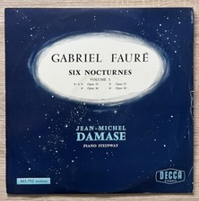 DECCA 163752 / SIX NOCTURNES VOL.1 / GABRIEL FAURE - JEAN MICHEL DAMASE NM