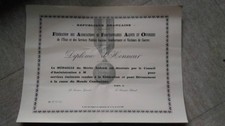 diplome vierge médaille FAFAO
