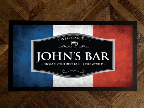 Tapis bar personnalisé - de,